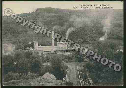 Ville de MASSIAC Carte postale ancienne