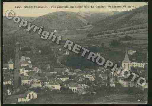 Ville de MASSIAC Carte postale ancienne