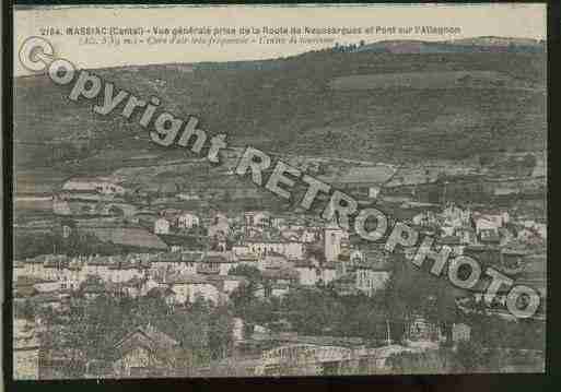 Ville de MASSIAC Carte postale ancienne