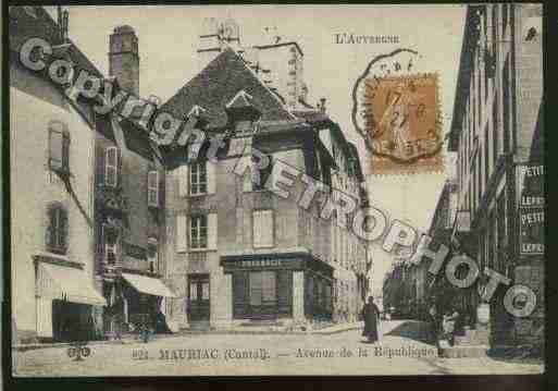 Ville de MAURIAC Carte postale ancienne