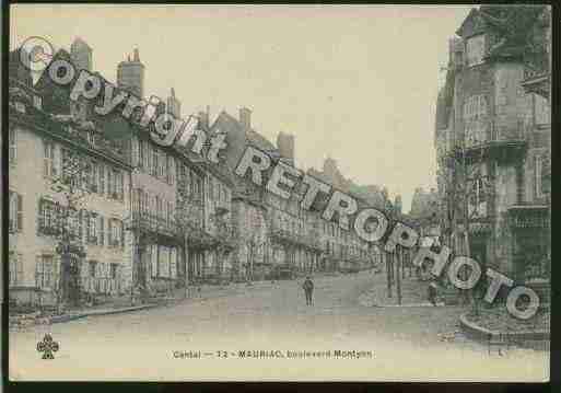 Ville de MAURIAC Carte postale ancienne