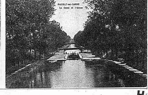 Ville de MAXILLYSURSAONE Carte postale ancienne