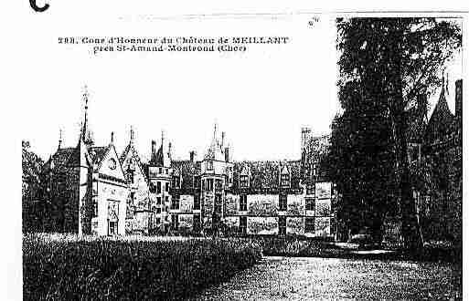 Ville de MEILLANT Carte postale ancienne