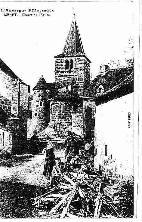 Ville de MENET Carte postale ancienne