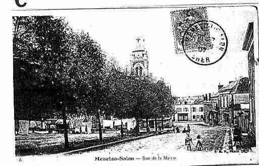 Ville de MENETOUSALON Carte postale ancienne
