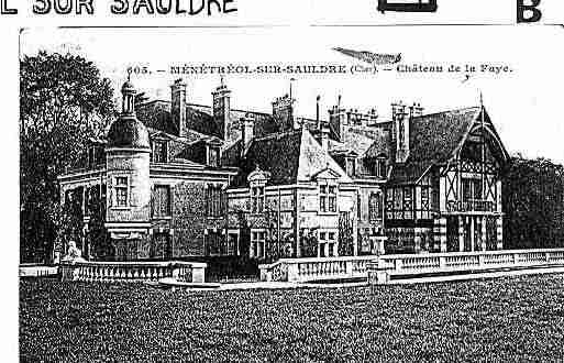 Ville de MENETREOLSURSAULDRE Carte postale ancienne