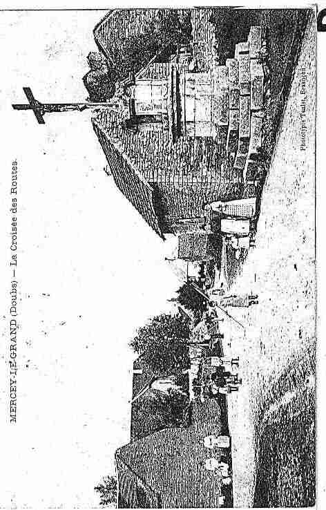 Ville de MERCEYLEGRAND Carte postale ancienne Ville de MERCEYLEGRAND Carte postale ancienne