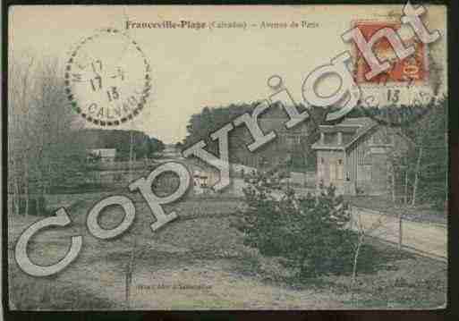 Ville de MERVILLEFRANCEVILLEPLAGE Carte postale ancienne