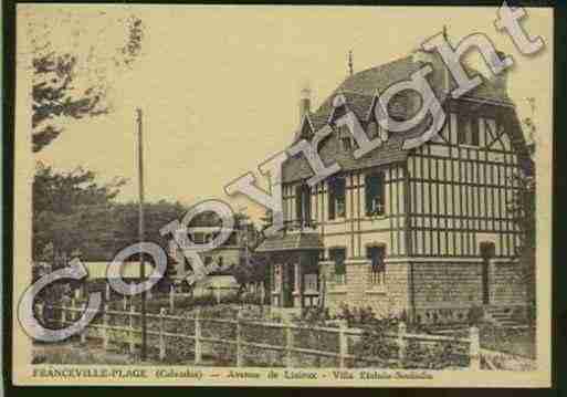 Ville de MERVILLEFRANCEVILLEPLAGE Carte postale ancienne