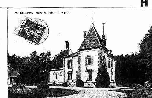 Ville de MERYESBOIS Carte postale ancienne