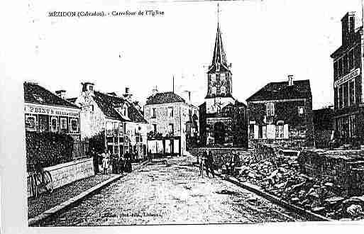 Ville de MEZIDONCANON Carte postale ancienne