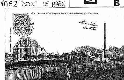 Ville de MEZIDONCANON Carte postale ancienne