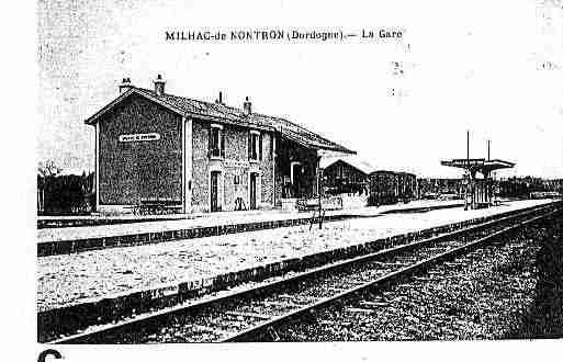 Ville de MILHACDENONTRON Carte postale ancienne