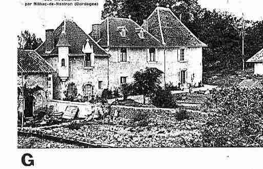 Ville de MILHACDENONTRON Carte postale ancienne