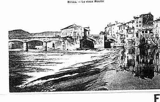 Ville de MILLAU Carte postale ancienne