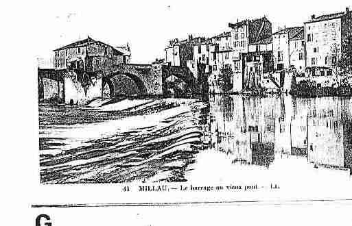 Ville de MILLAU Carte postale ancienne