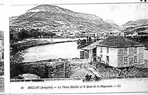 Ville de MILLAU Carte postale ancienne