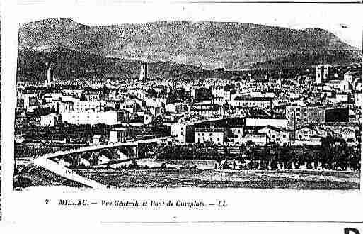 Ville de MILLAU Carte postale ancienne
