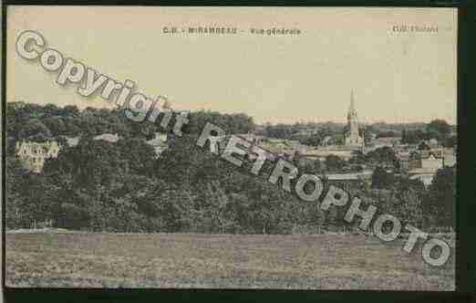 Ville de MIRAMBEAU Carte postale ancienne