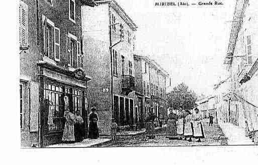 Ville de MIRIBEL Carte postale ancienne