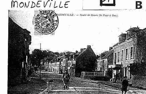 Ville de MONDEVILLE Carte postale ancienne