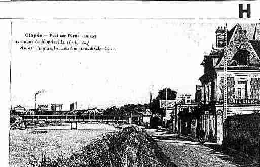 Ville de MONDEVILLE Carte postale ancienne