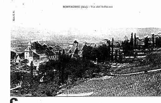 Ville de MONTAGNIEU Carte postale ancienne