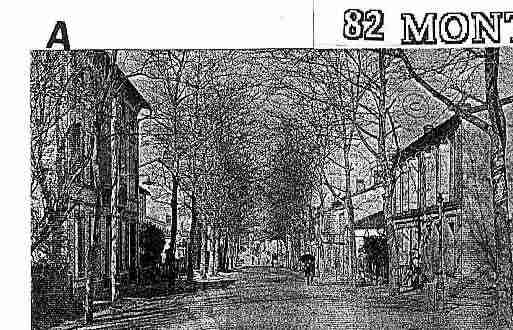 Ville de MONTAUBAN Carte postale ancienne