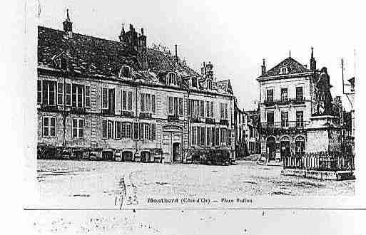 Ville de MONTBARD Carte postale ancienne