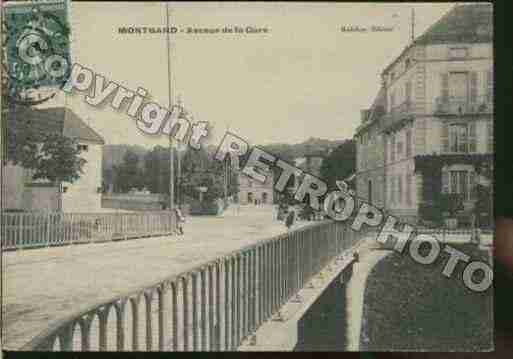 Ville de MONTBARD Carte postale ancienne