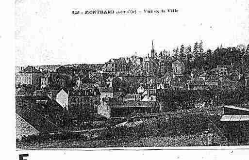 Ville de MONTBARD Carte postale ancienne