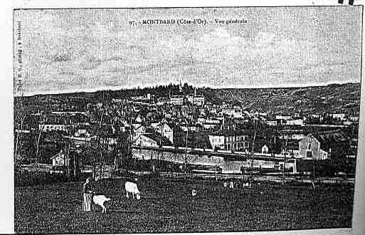 Ville de MONTBARD Carte postale ancienne