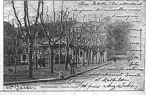 Ville de MONTBELIARD Carte postale ancienne