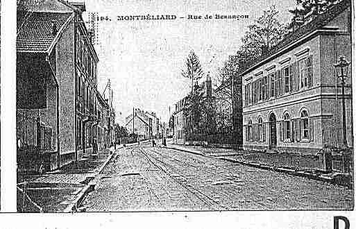 Ville de MONTBELIARD Carte postale ancienne