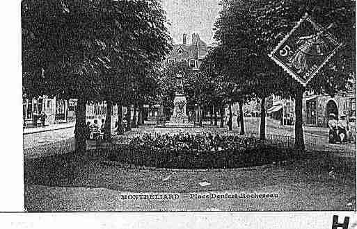 Ville de MONTBELIARD Carte postale ancienne