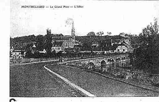 Ville de MONTBELIARD Carte postale ancienne