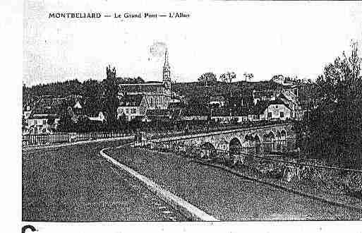 Ville de MONTBELIARD Carte postale ancienne