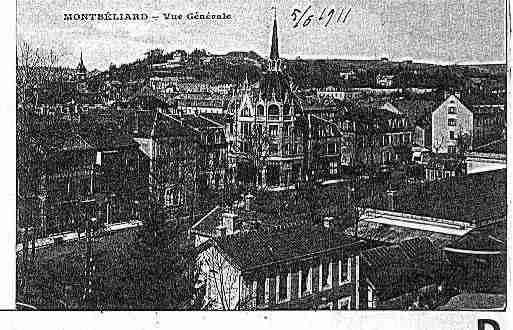 Ville de MONTBELIARD Carte postale ancienne