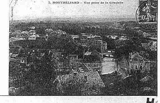 Ville de MONTBELIARD Carte postale ancienne