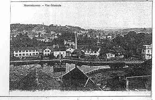 Ville de MONTBELIARD Carte postale ancienne