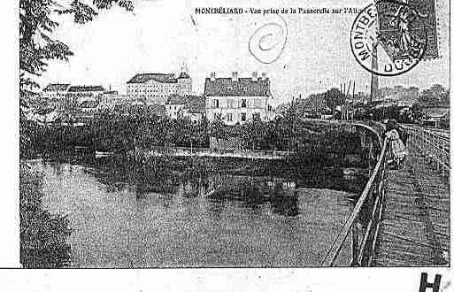 Ville de MONTBELIARD Carte postale ancienne