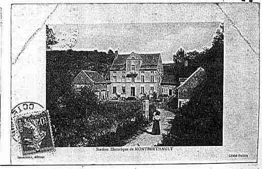 Ville de MONTBERTHAULT Carte postale ancienne