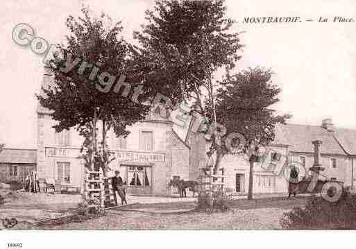 Ville de MONTBOUDIF Carte postale ancienne