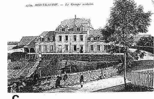 Ville de MONTBOUDIF Carte postale ancienne