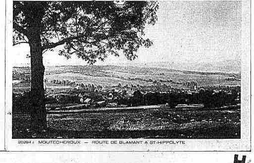 Ville de MONTECHEROUX Carte postale ancienne