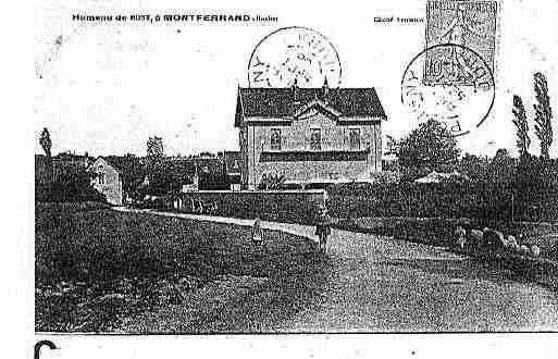 Ville de MONTFERRANDLECHATEAU Carte postale ancienne
