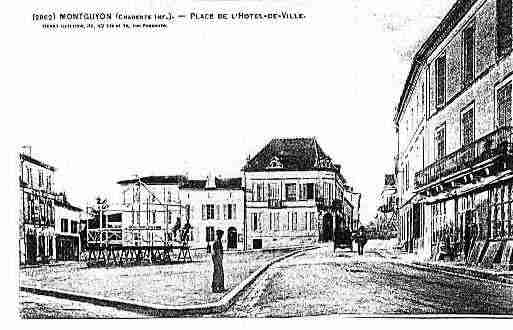 Ville de MONTGUYON Carte postale ancienne