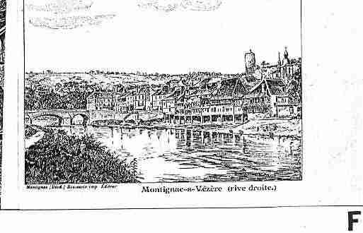 Ville de MONTIGNAC Carte postale ancienne