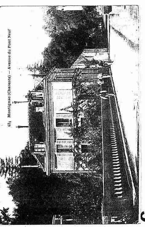 Ville de MONTIGNACCHARENTE Carte postale ancienne Ville de MONTIGNACCHARENTE Carte postale ancienne