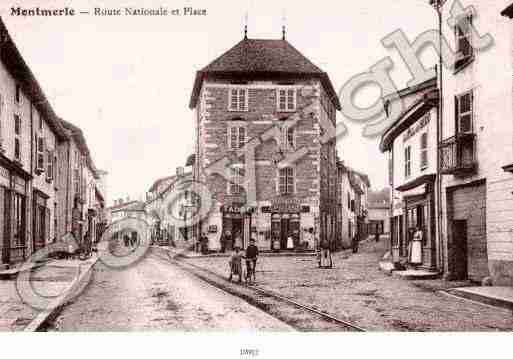 Ville de MONTMERLESURSAONE Carte postale ancienne